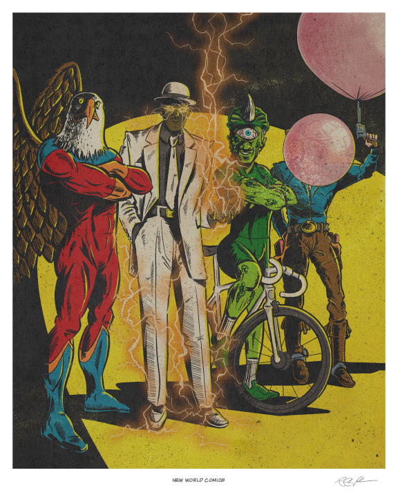 New World Comics Art Print