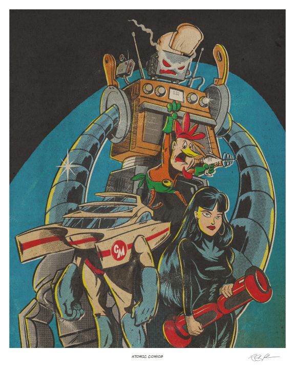 Atomic Comics Art Print