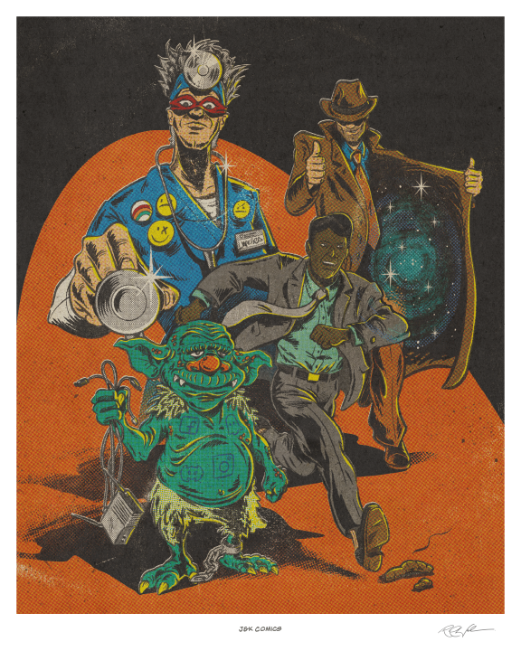 J&K Comics Art Print