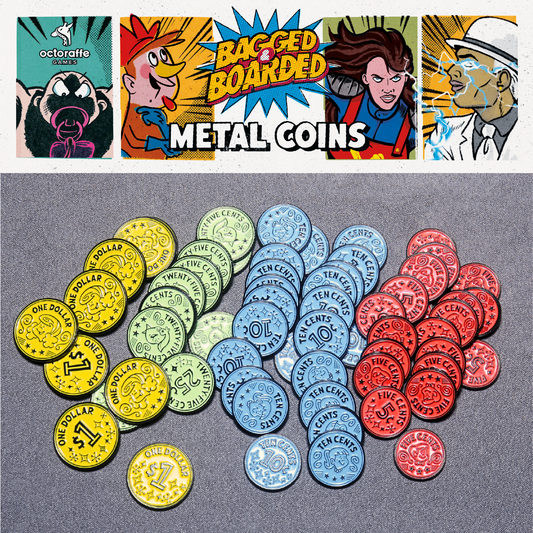 Metal Coins for Bagged & Boarded